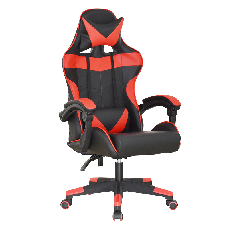 Polohovacie kožené herné kreslo s podrúčkami (Y-2448)