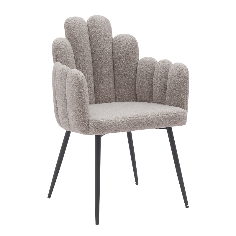 Kovové sivočierne stoličky do jedálne (Y-C14)