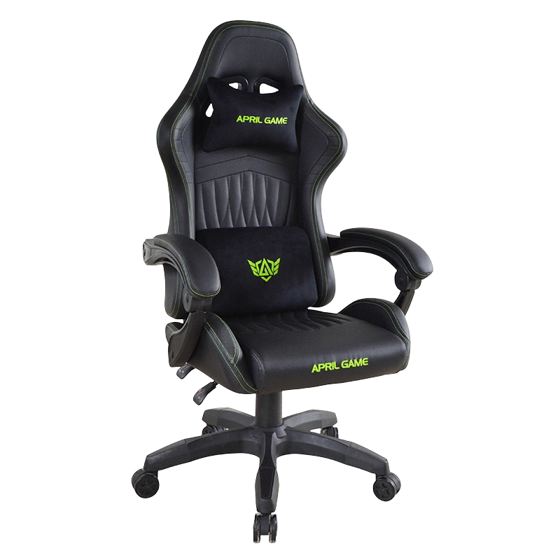 PP nastaviteľné podrúčky polohovateľné kožené herné kreslo (T-7130)